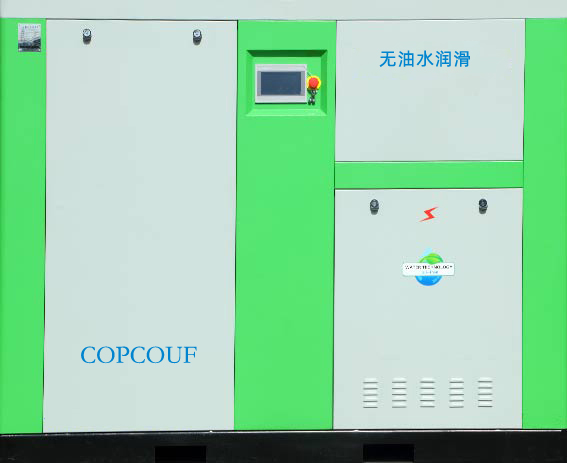 在使用過程中，如何正確操作無油水潤滑空壓機以確保安全和性能？
